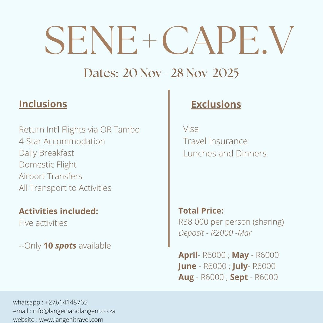 Sene, Cape V: 20 NOV - 28 NOV '25