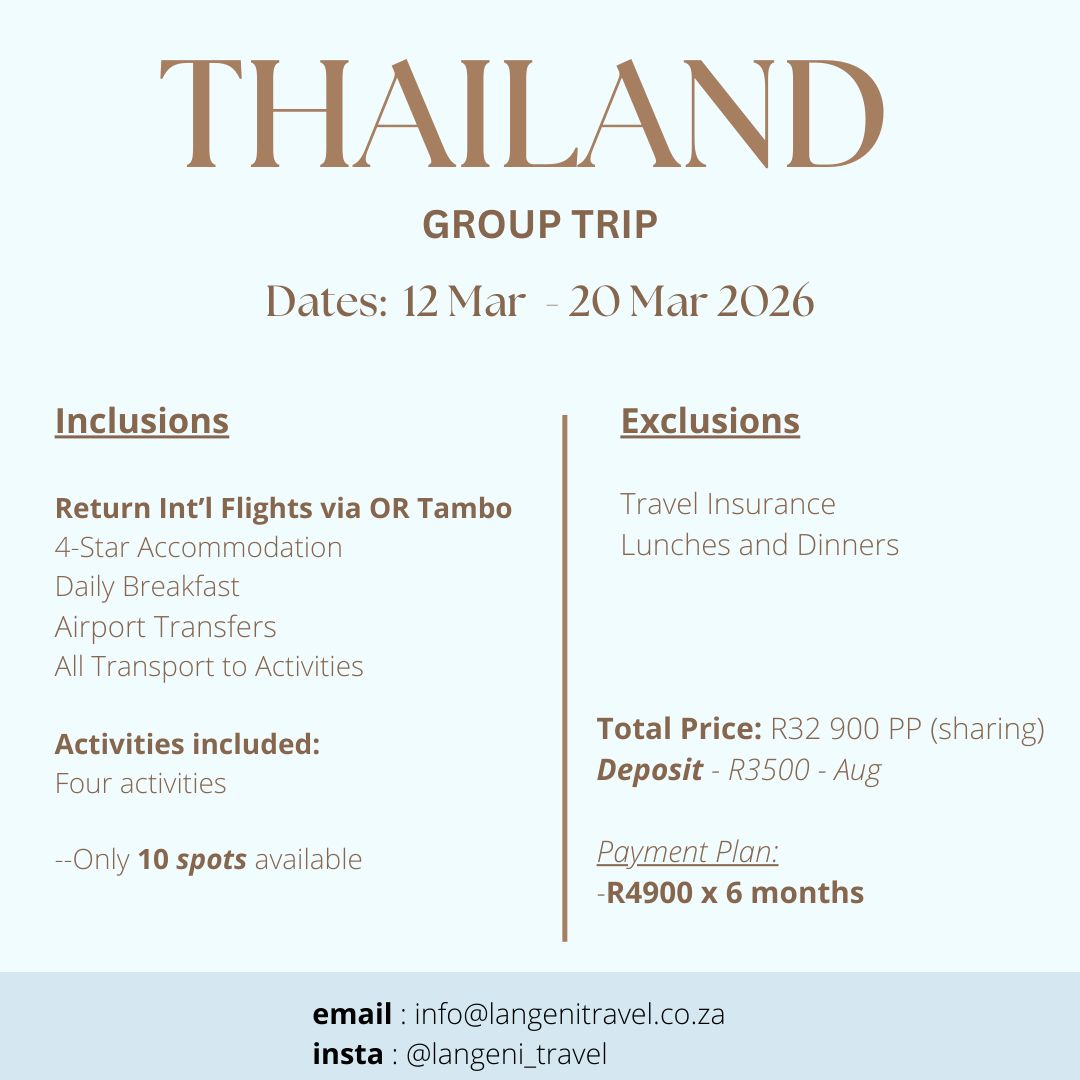 Thailand: 12 MARCH - 20 MARCH '26