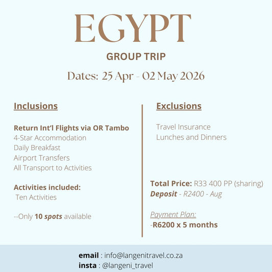 Egypt: 25 APRIL - 02 MAY '26